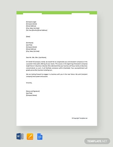 Greeting For A Business Letter from images.template.net