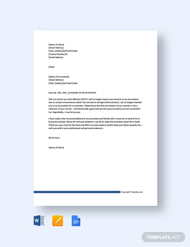 16+ Business Termination Letters - Free Word, PDF, Excel Format Download