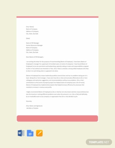 free-experience-letter-for-employee-template