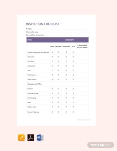 free-inspection-checklist-template