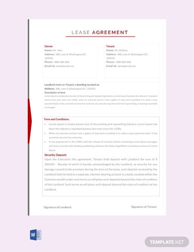 free-lease-agreement-template