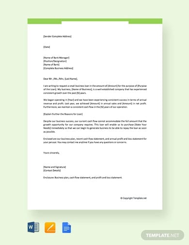5 Loan Request Letter Templates In Google Docs Word Pages
