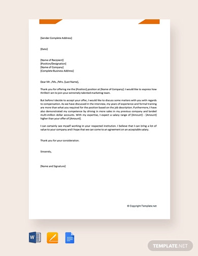 free-salary-negotiation-letter