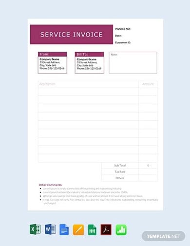 free-service-invoice-template