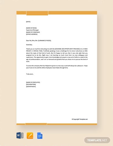 3+ Opportunity Letter Templates in Google Docs | Word | Pages | PDF