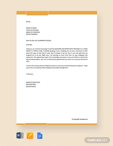 3+ Opportunity Letter Templates in Google Docs | Word | Pages | PDF ...