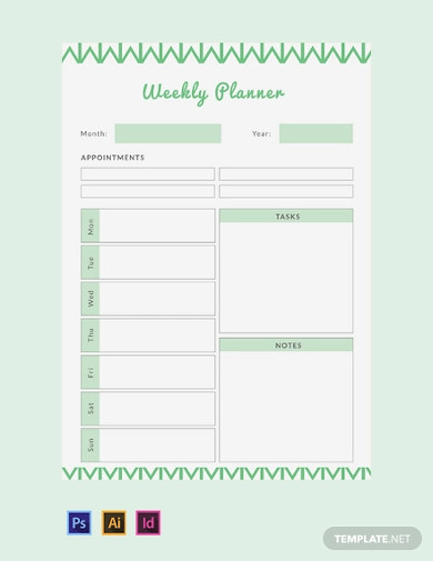 free-weekly-planner-template
