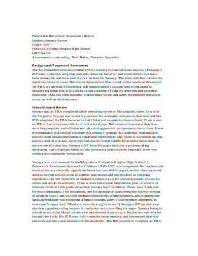 functional-behaviour-assessment-report-template
