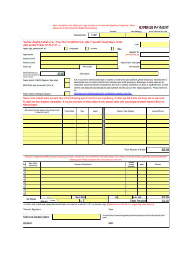 general-expense-form-template