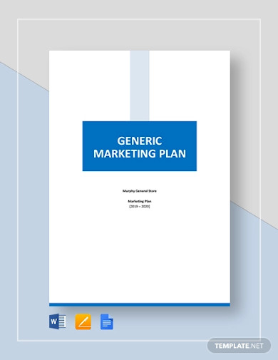 generic business plan template