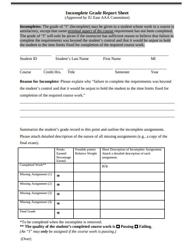 grade-report-sheet-example