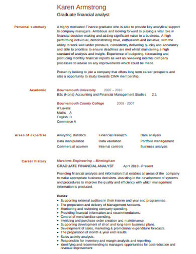 graduate-financial-analyst-resume