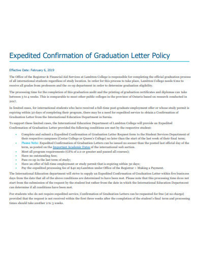 graduation letter example