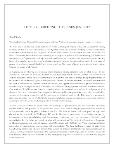 greeting letter format in pdf