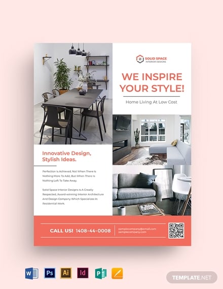 home-interior-flyer-template