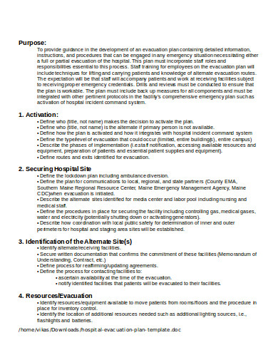 11  Evacuation Plan Templates in Google Docs Word Pages PDF