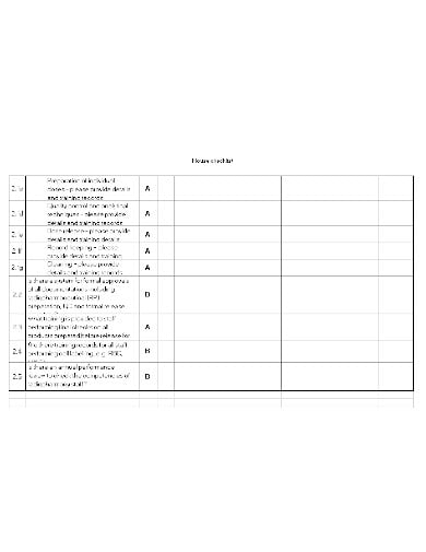 house hunting checklist template in xls