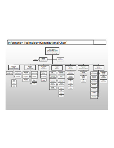 it organizational chart example