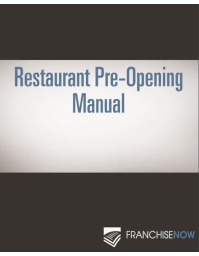 informative restaurant opening checklist template
