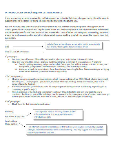 12+ Inquiry Letter Templates in Google Docs | Word | Pages | PDF