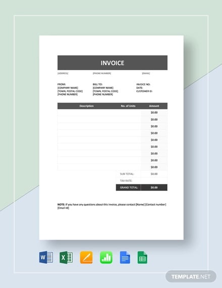 invoice example template
