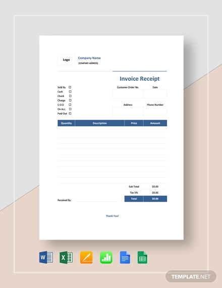 How to Create Receipts in Excel | Free & Premium Templates