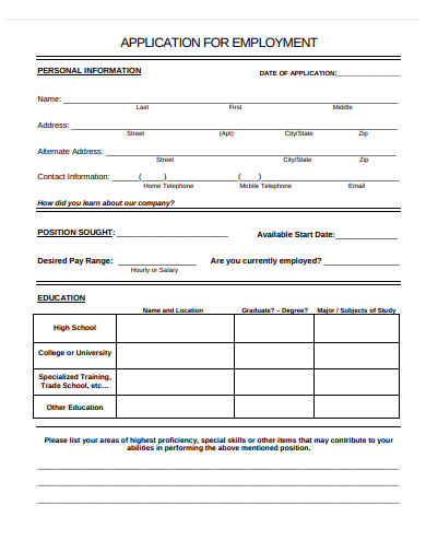 16-job-application-form-templates-in-google-docs-pages-ms-word-pdf