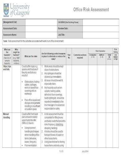 7+ Risk Checklist Templates - PDF, Doc, Pages, Google Docs, Word