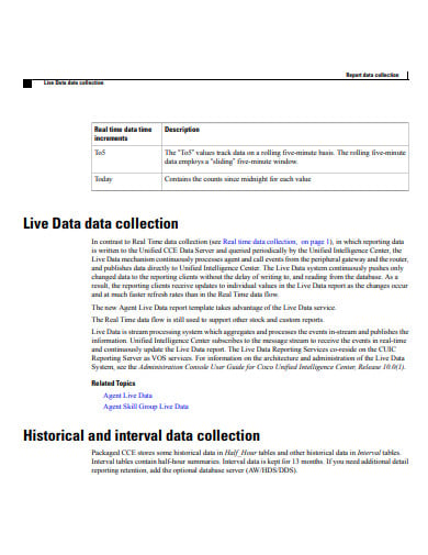 live-data-collection-report-sample