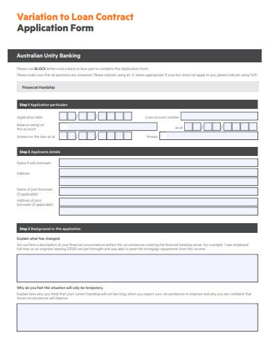 loan contract form