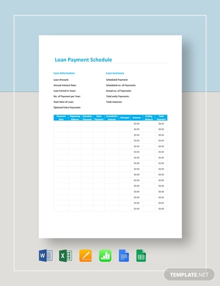 loan payment schedule3