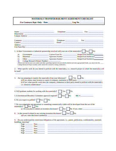 material-transfer-agreement-checklist-format
