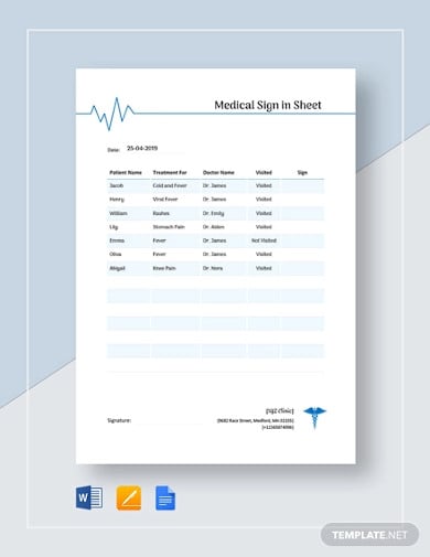 17+ Printable Sign In Sheet Templates - PDF