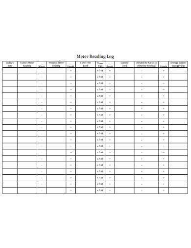 13 Reading Log Sheet Templates In Pdf