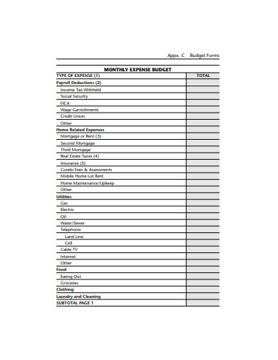 20+ Expense Budget Templates in Google Docs | Google Sheets | Numbers ...