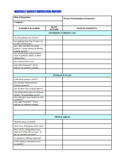 15+ Safety Report Templates - Google Docs, MS Word, Pages, PDF | Free ...