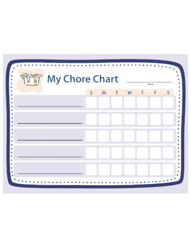 my chore chart template