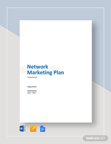 network marketing plan template