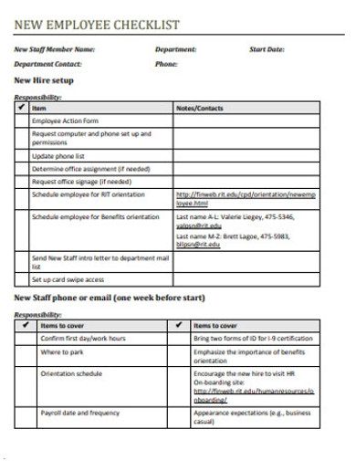 new employee checklist template3