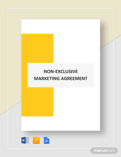non-exclusive-marketing-agreement-template