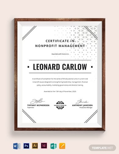 nonprofit-management-certificate-template