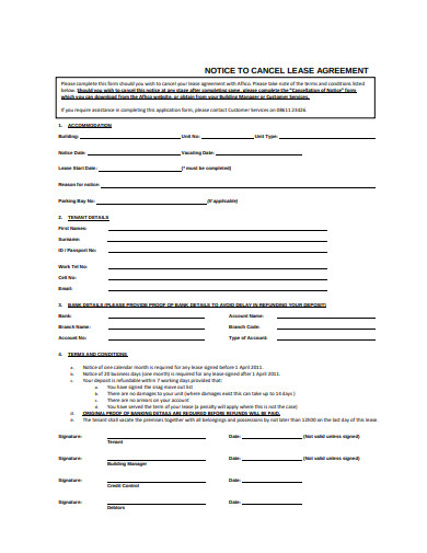 notice agreement in pdf