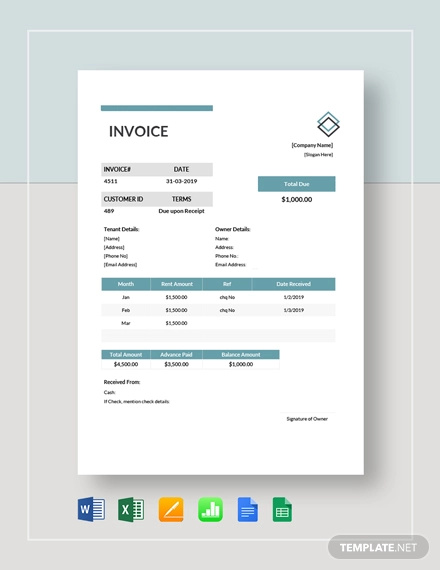 Invoice Format Template - 53+ Free Word, Pdf Documents Download