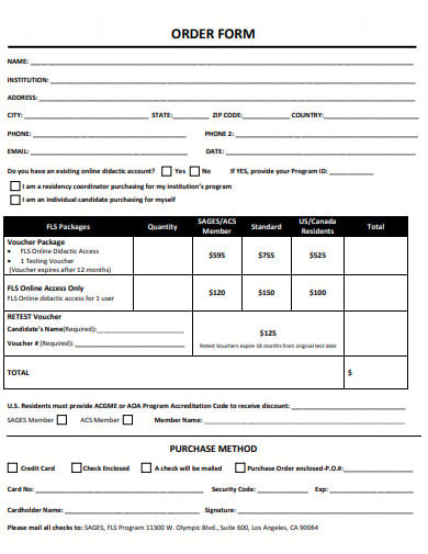 order-form-template