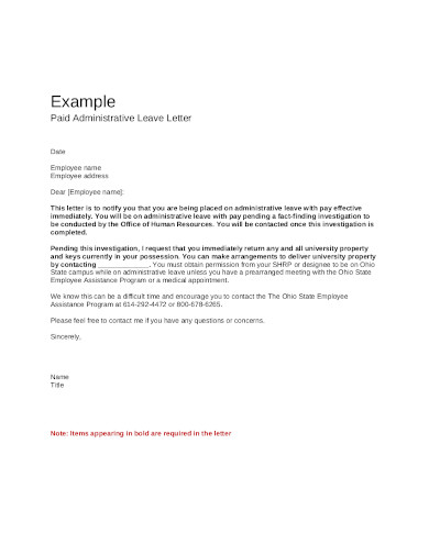 15+ Leave Letter Templates In Google Docs 