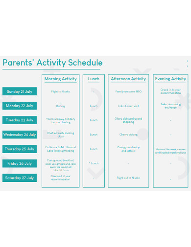 parents-activity-schedule
