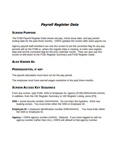 payroll register data