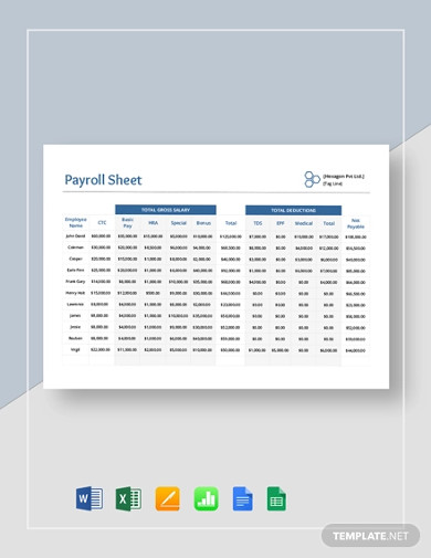 payroll-sheet-template