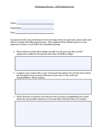 Self Evaluation Form Template Best Of Document Template