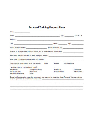 16 Training Request Form Templates In Pdf 3826